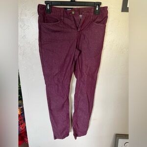 Womens The North Face Size 0 Jean Jegging Red Purple